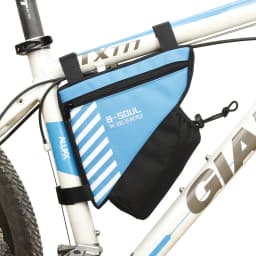 Three-point Fixing Riding Bag Large Capacity Polyester Bicycle Bag B-soul Bike Bag Cycling Bicycle Accessories Easy Installation