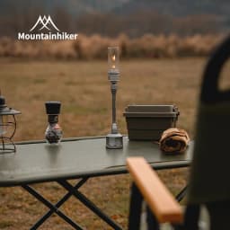 MOUNTAINHIKER Outdoor Gas Light Set Picnic Camping Retro Decorative Ambience Light Creative Desktop Bedside Gas Light