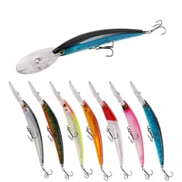 Big Minnow 17cm 23g Wobblers Fishing Lures Deep Diving Artificial Hard Bait Trolling Boat Sea Fish Bass Pike Lure Accessories