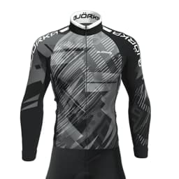 BJORKA Winter Cycling Thermal Fleece Long Sleeve Jerseys Chamarras De Hombres Men's Pro Team Bicycle Jackets 3 Rear Pockets Coat