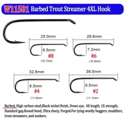 200pcs Barbed and Barbless Fishing Fly Hook Nymphs Pupa Egg Fly Dry Fly Wet Fly Jig Nymph Hook Caddis Streamer Fly Tying Hook