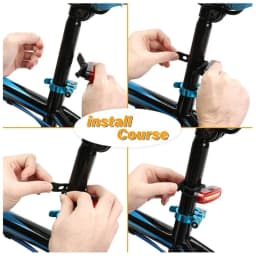 Rechargeable COB LED USB Mountain Bike Tail Light Taillight MTB Safety Warning Bicycle Rear Light Bicycle Lamp