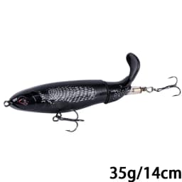 Goture Whopper Popper 10cm/11cm/14cm Topwater FIshing Lure Blowups Pike Baits Rotating Tail Fishing Tackle Crankbait Wobblers