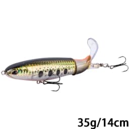 Goture Whopper Popper 10cm/11cm/14cm Topwater FIshing Lure Blowups Pike Baits Rotating Tail Fishing Tackle Crankbait Wobblers