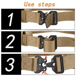 JSJM Tactical Belt Adjustable Belt Outdoor Work Men Belt Combat CS Hunting Paintball Padded Waist Belts Pocket