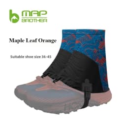 Newest Outdoor Unisex High Running Trail Gaiters Protective Sandproof Shoe Covers For Triathlon Marathon Hiking Reflective