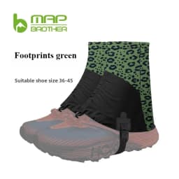 Newest Outdoor Unisex High Running Trail Gaiters Protective Sandproof Shoe Covers For Triathlon Marathon Hiking Reflective