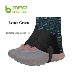 Newest Outdoor Unisex High Running Trail Gaiters Protective Sandproof Shoe Covers For Triathlon Marathon Hiking Reflective