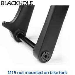 M12 M15 Thru Axle Nut for Bike Frame/Fork 1.5P Road Bike Thru Axle Shaft Nut MTB Carbon Fork Frame Nut Skewers Screw Bike Parts