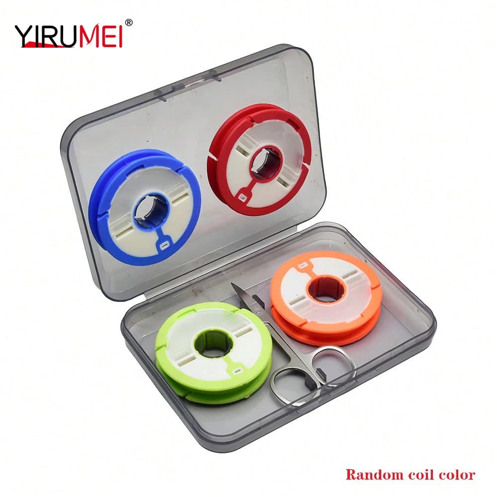Fishing Main Line Box Winding Board 4Axis Silicone Coil Fishing Scissors Fishing Accessories Tool Box Fishing Tackle Supplies