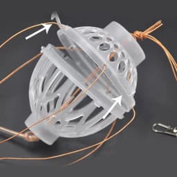 1PC Fishing Hooks Explosion Baits Cage Sea Box Hook Monsters With Six Strong Carbon Steel Plastics Carp Spherical Tackle Tools