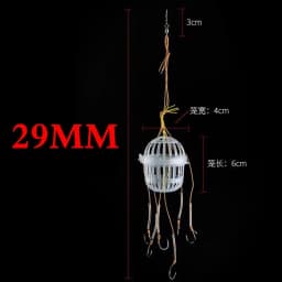 1PC Fishing Hooks Explosion Baits Cage Sea Box Hook Monsters With Six Strong Carbon Steel Plastics Carp Spherical Tackle Tools