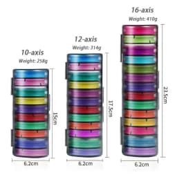 Rainbow Fishing Main Line Box Winding Board High Quality Fishing Box Fishing Tools 4-16 Spindle Silicone Main Spool 2020