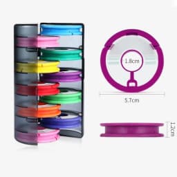 Rainbow Fishing Main Line Box Winding Board High Quality Fishing Box Fishing Tools 4-16 Spindle Silicone Main Spool 2020