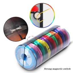 Rainbow Fishing Main Line Box Winding Board High Quality Fishing Box Fishing Tools 4-16 Spindle Silicone Main Spool 2020