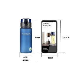 BPA Free Leak Proof Sports Water Bottle High Quality Tour Hiking Portable My Favorite Drink Bottles 400ml