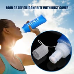 500mml / 300ml Outdoor Sport Camping Running Sport Bicycle Soft Water Bottle Folding TPU Soft Flask Water Bag