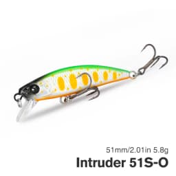 TSURINOYA Intruder 51S Sinking Minnow Stream Fishing Lure 51mm 5.8g Artificial Hard Bait For Trout Ajing Jerkbait River Baits