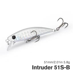 TSURINOYA Intruder 51S Sinking Minnow Stream Fishing Lure 51mm 5.8g Artificial Hard Bait For Trout Ajing Jerkbait River Baits