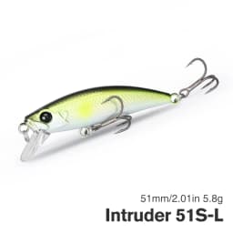 TSURINOYA Intruder 51S Sinking Minnow Stream Fishing Lure 51mm 5.8g Artificial Hard Bait For Trout Ajing Jerkbait River Baits