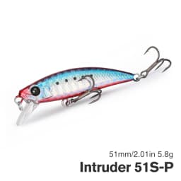 TSURINOYA Intruder 51S Sinking Minnow Stream Fishing Lure 51mm 5.8g Artificial Hard Bait For Trout Ajing Jerkbait River Baits