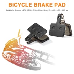 10/15/20/30/40/50 Pairs MTB Road Bicycle Disc Brake Pads for SHIMANO M375 M445 M446 Resin Semi-Metallic Cycling Brake Pad Parts