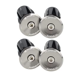 VG sports 1 pair Bike Grip Handle Bar End Cap Aluminium Alloy MTB Handlebar Grips Plugs Caps for Bicycle Handlebar Accessories