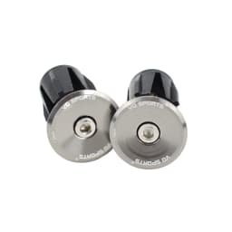 VG sports 1 pair Bike Grip Handle Bar End Cap Aluminium Alloy MTB Handlebar Grips Plugs Caps for Bicycle Handlebar Accessories