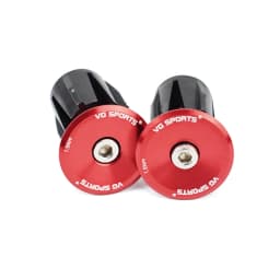 VG sports 1 pair Bike Grip Handle Bar End Cap Aluminium Alloy MTB Handlebar Grips Plugs Caps for Bicycle Handlebar Accessories