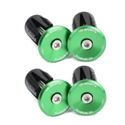 VG sports 1 pair Bike Grip Handle Bar End Cap Aluminium Alloy MTB Handlebar Grips Plugs Caps for Bicycle Handlebar Accessories
