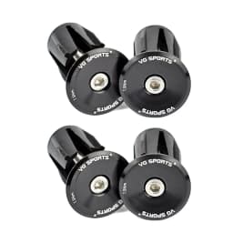VG sports 1 pair Bike Grip Handle Bar End Cap Aluminium Alloy MTB Handlebar Grips Plugs Caps for Bicycle Handlebar Accessories