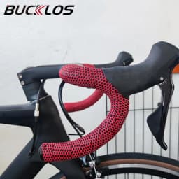 BUCKLOS Silicone Road Bike Tapes Bicycle Handlebar Cover Belts Soft Anti Slip Bike Handlebar Warpper Road Bicycle Handles Tapes
