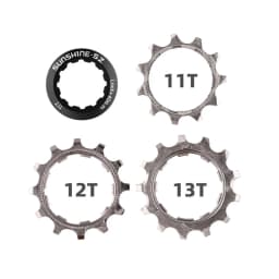 SUNSHINE Cassette Bicycle Ratchet Cog 11 12 13T Sprocket 12 8 9 11 Speed Pinion Bike 10v Cogset Single Speed Freewheel Adapter