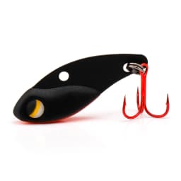 GOBASS Metal Mini VIB Spoon Fishing Lure 25mm 3g Sinking Vibration Wobbler Artificial Swim Bait Tackle With Single Treble Hook