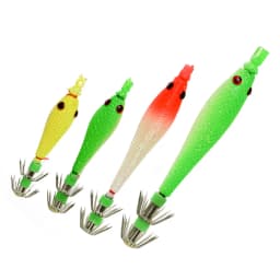 Glow Blowing Tube Fishing Hook Soft Squid Hook Glow Squid Hook Sea Fishing Biomimetic Bait