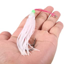 2Pcs/Lot 6cm/10cm/12cm Octopus Lure Squid Jig Fishing Soft Lures Big Squid Bionic Bait Skirt Soft Baits with Hooks