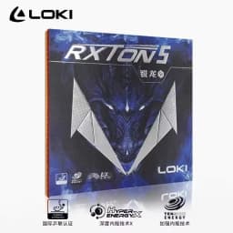 LOKI RXTON 5 High Elasticity Table Tennis Rubber Sticky Red Ping Pong Rubber Pips In High-density Sponge Black Pingpong Rubber
