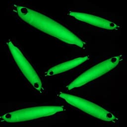 1PC 15g20g25g30g40g60g Glow Metal Slow Falling Lure Shore Spoon Cast Jigs Leurre Artificial Bait Sea Fishing Bass Lure Angler