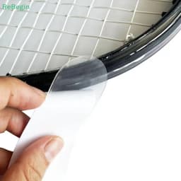 Transparent Tennis Racket Paddle Head Protection Tape Reduce Friction Sticker TPU Protection Tape Sports Parts
