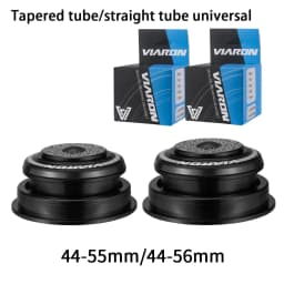VIARON Bicycle Headset 4455ST/4456ST CNC 11/8"-11/2" Sealed Bearing Straight Tapered Tube Fork MTB Bike Headset