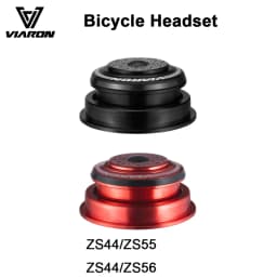 VIARON Bicycle Headset 4455ST/4456ST CNC 11/8"-11/2" Sealed Bearing Straight Tapered Tube Fork MTB Bike Headset