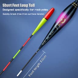 Night Fishing Float Electronic Gravity Induction Color Change LED 2 Bullet Eye-Catching New Short Type Rock Fishing Float