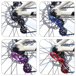 TANKE MTB Dirt Jump Single Speed Mountain Bike Chain Tensioner XC DJ AM DH Chain Guide Bicycle Accessories CNC Machining Pulley