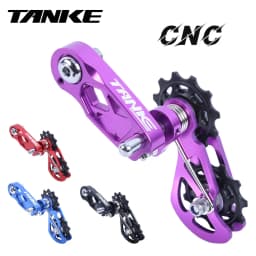 TANKE MTB Dirt Jump Single Speed Mountain Bike Chain Tensioner XC DJ AM DH Chain Guide Bicycle Accessories CNC Machining Pulley