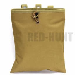 MOLLE Dump Pouch Tactical Mag Recovery Bag Drawstring Magazine Recycling Storage Pack Hunting Gear Holder