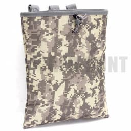 MOLLE Dump Pouch Tactical Mag Recovery Bag Drawstring Magazine Recycling Storage Pack Hunting Gear Holder