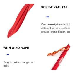 Widesea Camping 16pc/set Tent Pegs Stakes Nails for Hard Snow Floor Outdoor Accessorie Shelter Equipment Supplies Hiking Tourist