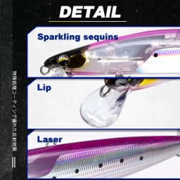 D1 Floating Minnow Fishing Lure Long Casting 120mm/20g 145mm/27g Artificial Hard Baits Wobbler Weight Slider System For Pike