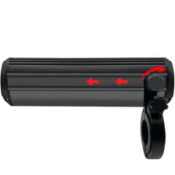 Aluminum Bike Light Holder For 8000mAh 5 LED Bike Light Waterproof USB Rechargeable LED Bicycle Light 5200 Lumens Flashlight
