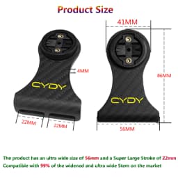 CYDY Carbon 3K Garmin Support For Bicycles Bryton Rider Whaoo Catey XOSS IGPSPORT MAGENE Light Holder MTB GPS Bike GOPRO Mount